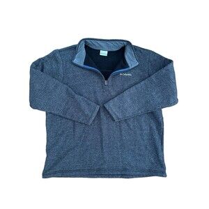 Columbia Great Hart Mountain III Half Zip Men’s Size Large XL Charcoal Pullover